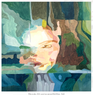 Acrylic on canvas cm 100 x 100