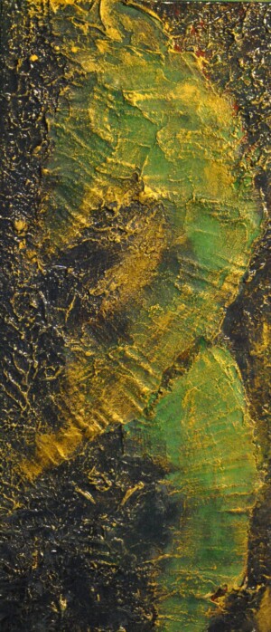 malta, gesso e acrilico cm 30 x 70
