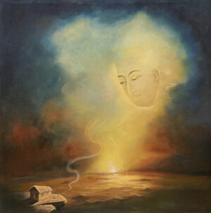acrylic on canvas -4ft x4ft,