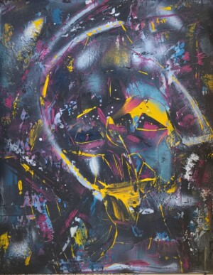 Acrylic on canvas cm 80 x 100