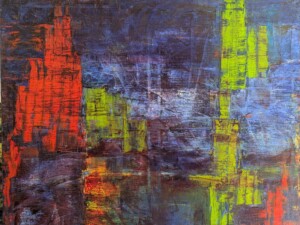 Oil on canvas |, Palette knife and brush technique cm 10 0x 120 x 3,5